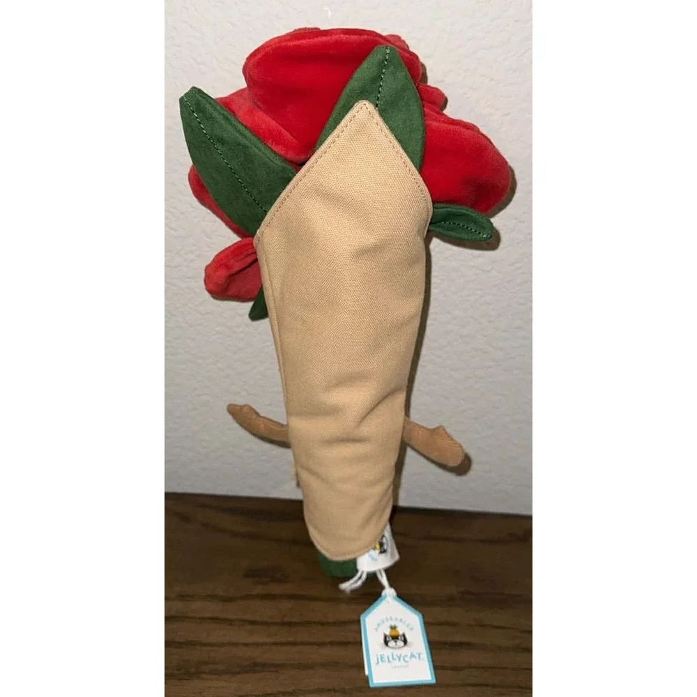 NWT JELLYCAT ROSE BOUQUET Plush Toy Valentine Limited Hard To Find